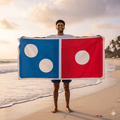 Tile Beach Towel